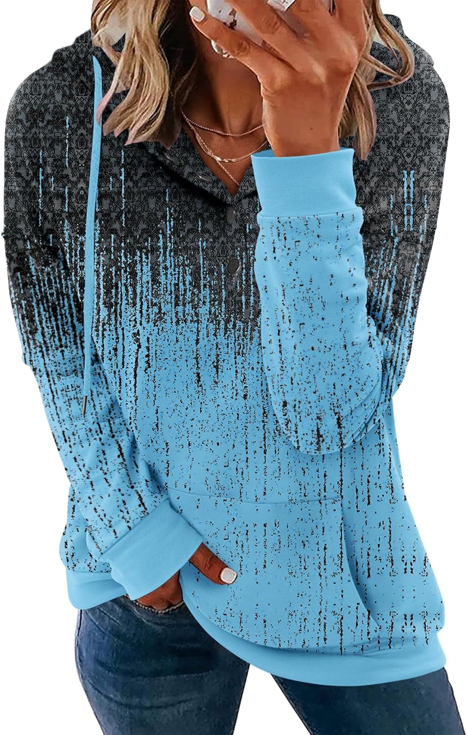 VIEACTIVEWEAR Tie Dye Hoodie for Women - Casual Pullover Style
