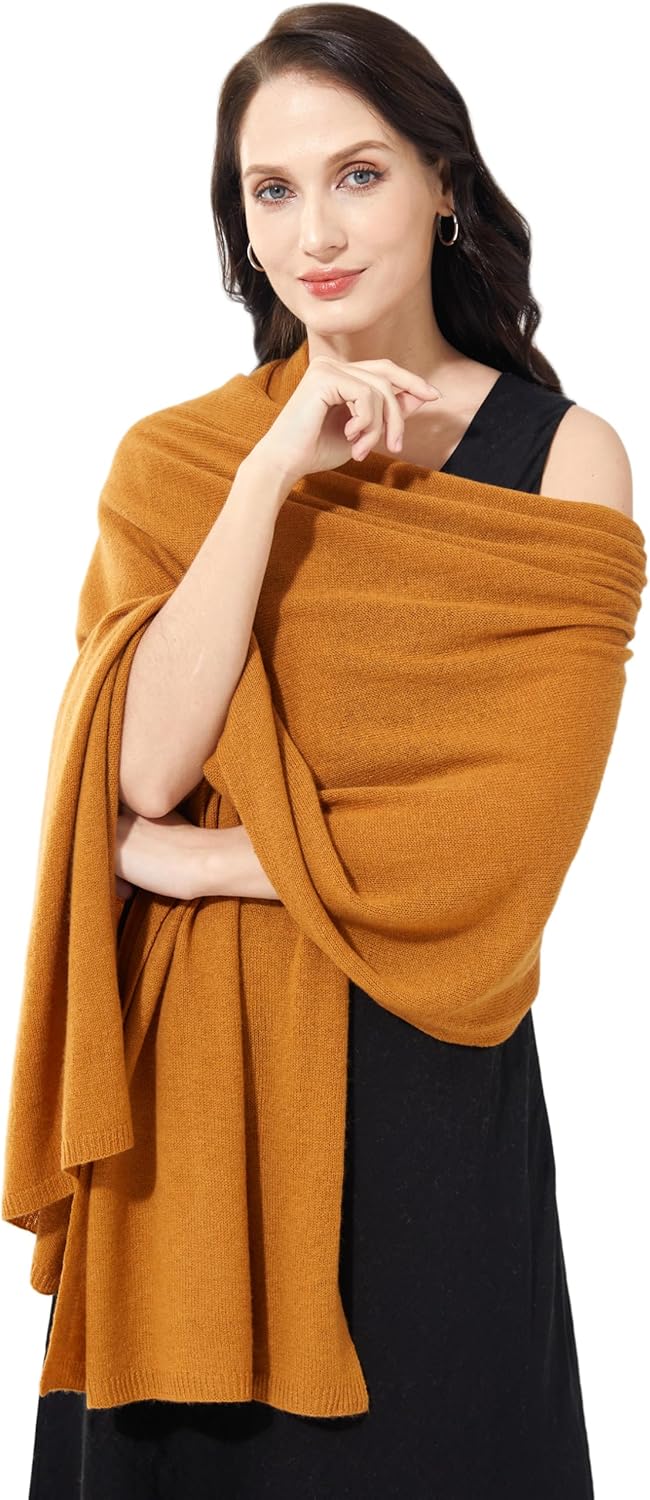 Soft Cashmere Blend Wrap Chic Scarf Stole for Women Travel