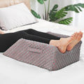 Double Leg Elevation Pillow for Surgery Recovery - Memory Foam Support
