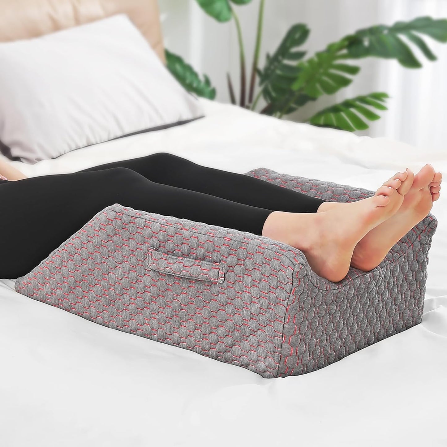 Double Leg Elevation Pillow for Post Surgery Recovery Support