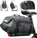 RAINSMORE Bike Rack Bag 15L Pannier - Versatile Waterproof Carry