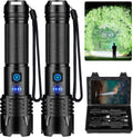 Rechargeable Flashlights 3000 High Lumens 2 Pack - Super Bright LED