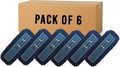 Heavy-Duty Industrial Closed-Loop Dust Mops 6 Pack - 24 in Blue
