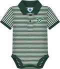 Creative Knitwear College Baby Striped Polo Bodysuit - Soft Cotton Fit