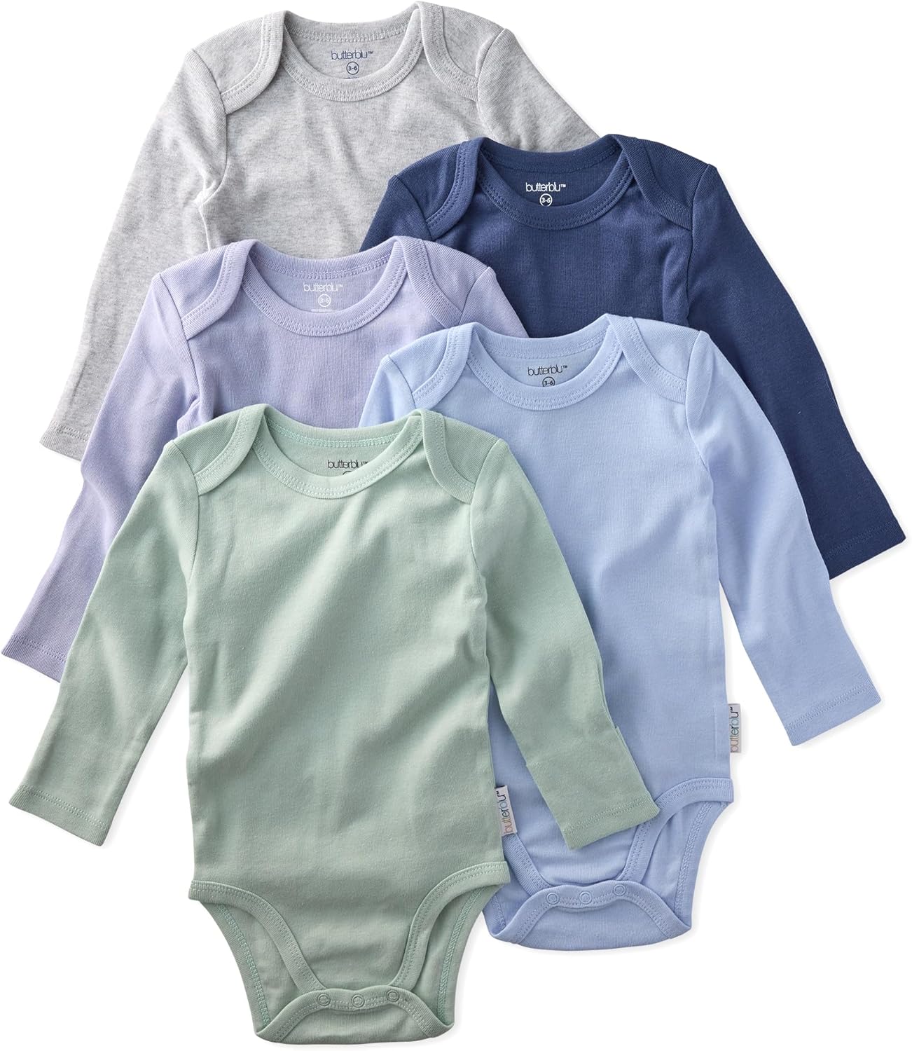 Blake 5-Pack Long Sleeve Bodysuits for Baby Boys & Girls