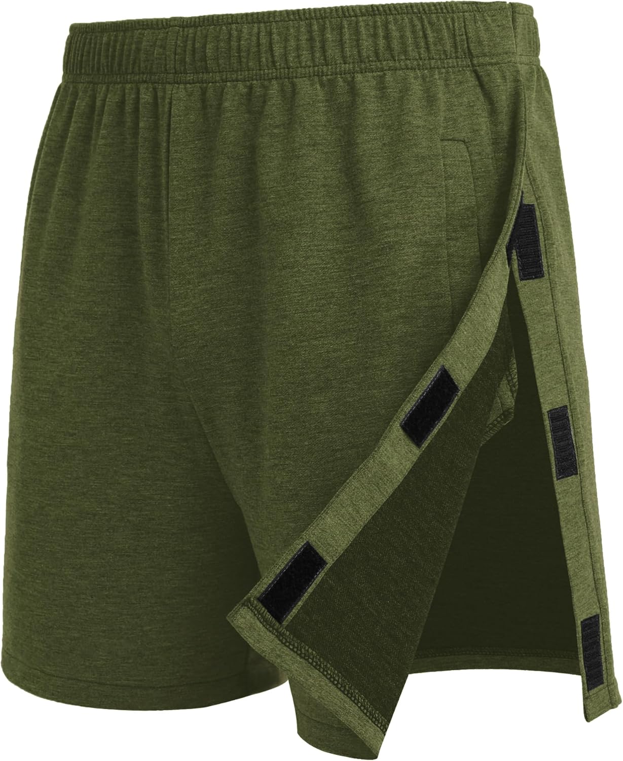Deyeek Unisex Tear Away Shorts for Post Surgery Recovery Needs