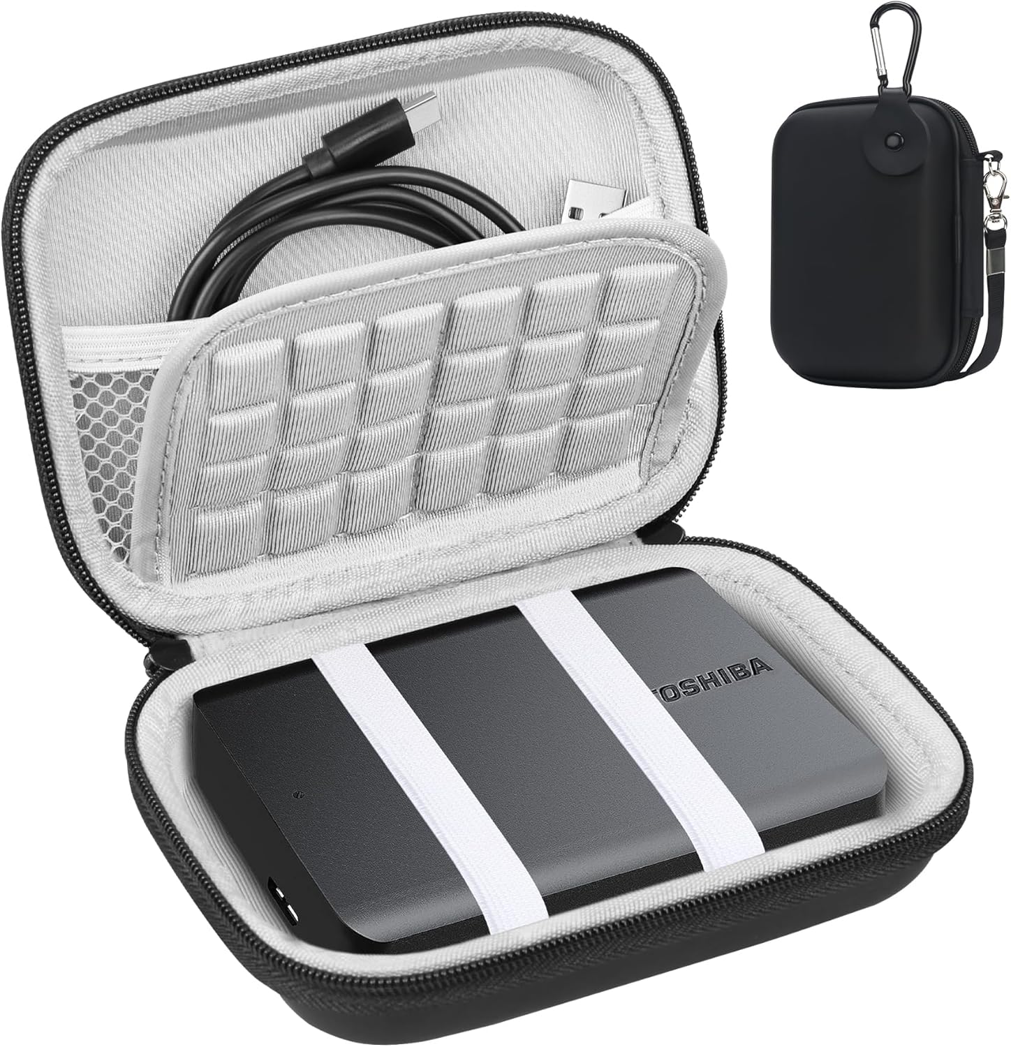 Lacdo Shockproof Travel Case - Protect Your Toshiba Hard Drive