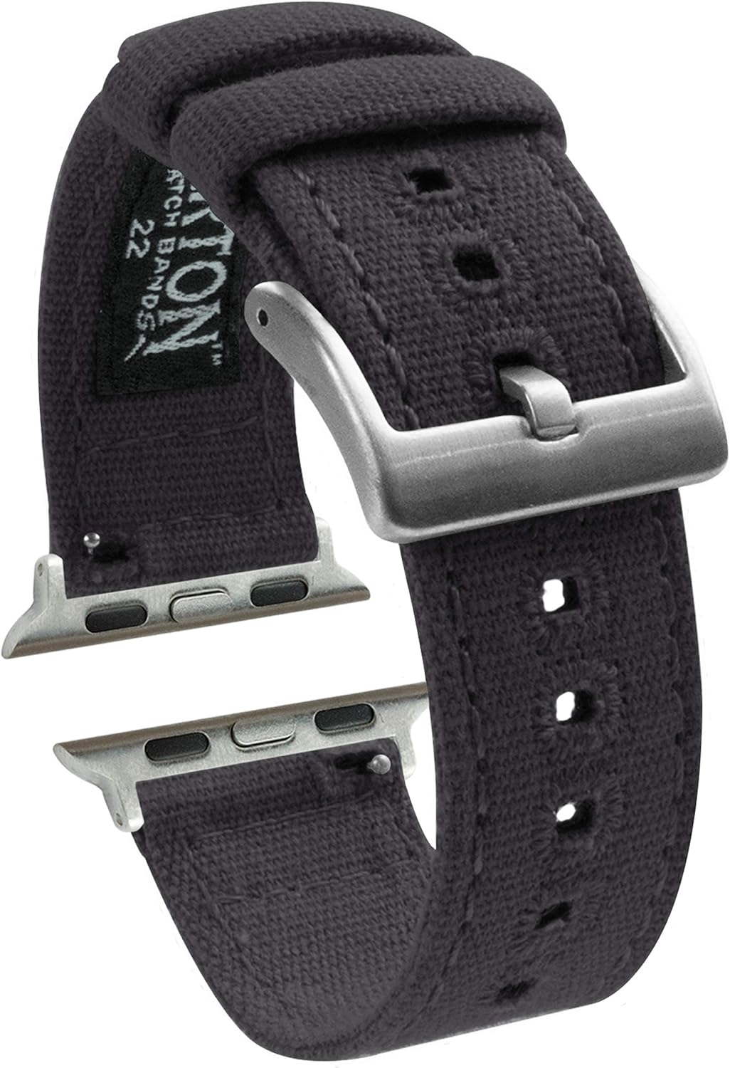 BARTON WATCH BANDS Canvas Watch Bands for Apple Watch Models