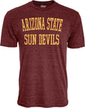 Blue 84 Men's T Shirt Tri-Blend Team Color - Sun Devils Fan Tee