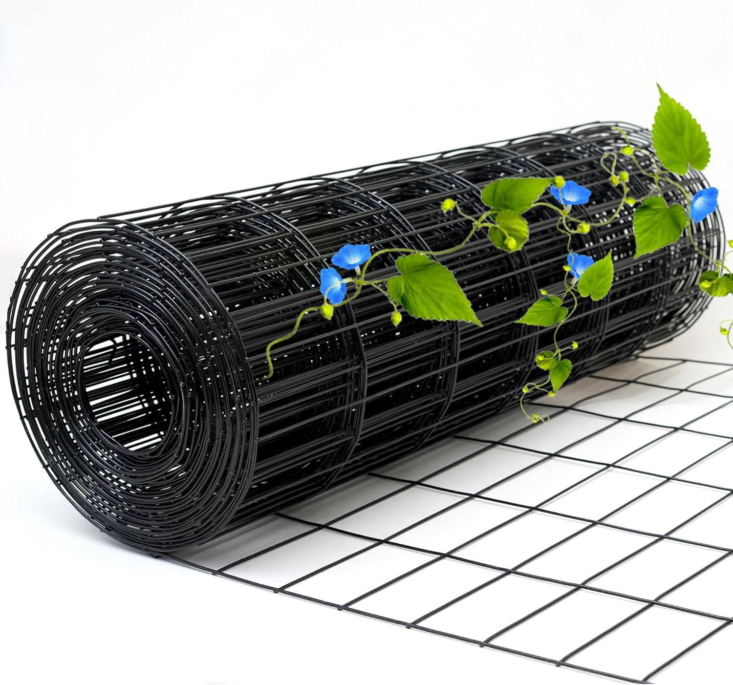 Black Metal Garden Fence for Dogs and Vegetable Plant Protection