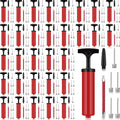 Fumete 100 Sets Ball Pump Bulk Air Pump Kit - Portable Hand Inflation