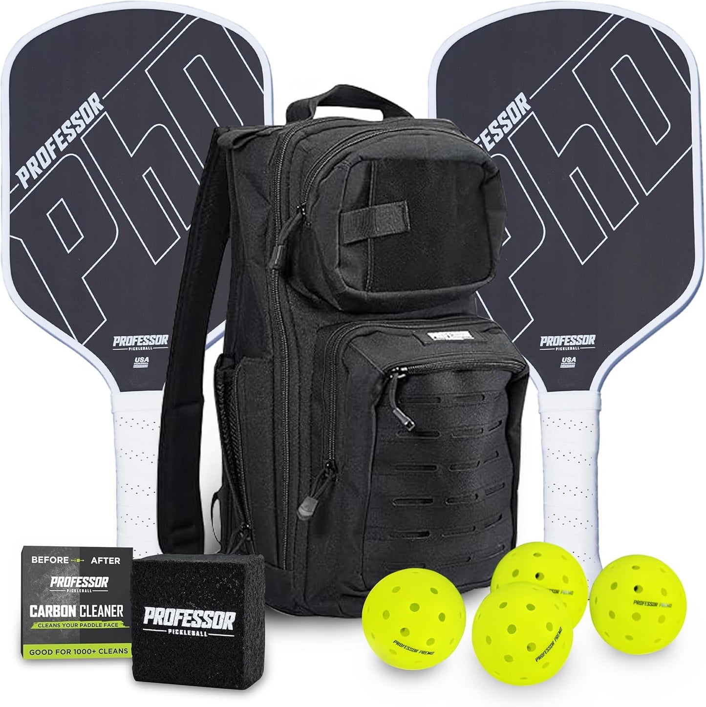 Professor PhD Raw Carbon Fiber Pickleball Paddle Racket Review