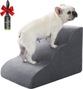 Dog Stairs for Small Pets - Non-Slip Foam Steps for Bed & Couch