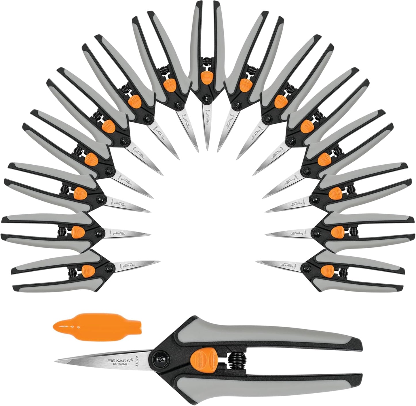 Fiskars 15pc Micro-Tip Pruning Snip Set for Precision Trimming