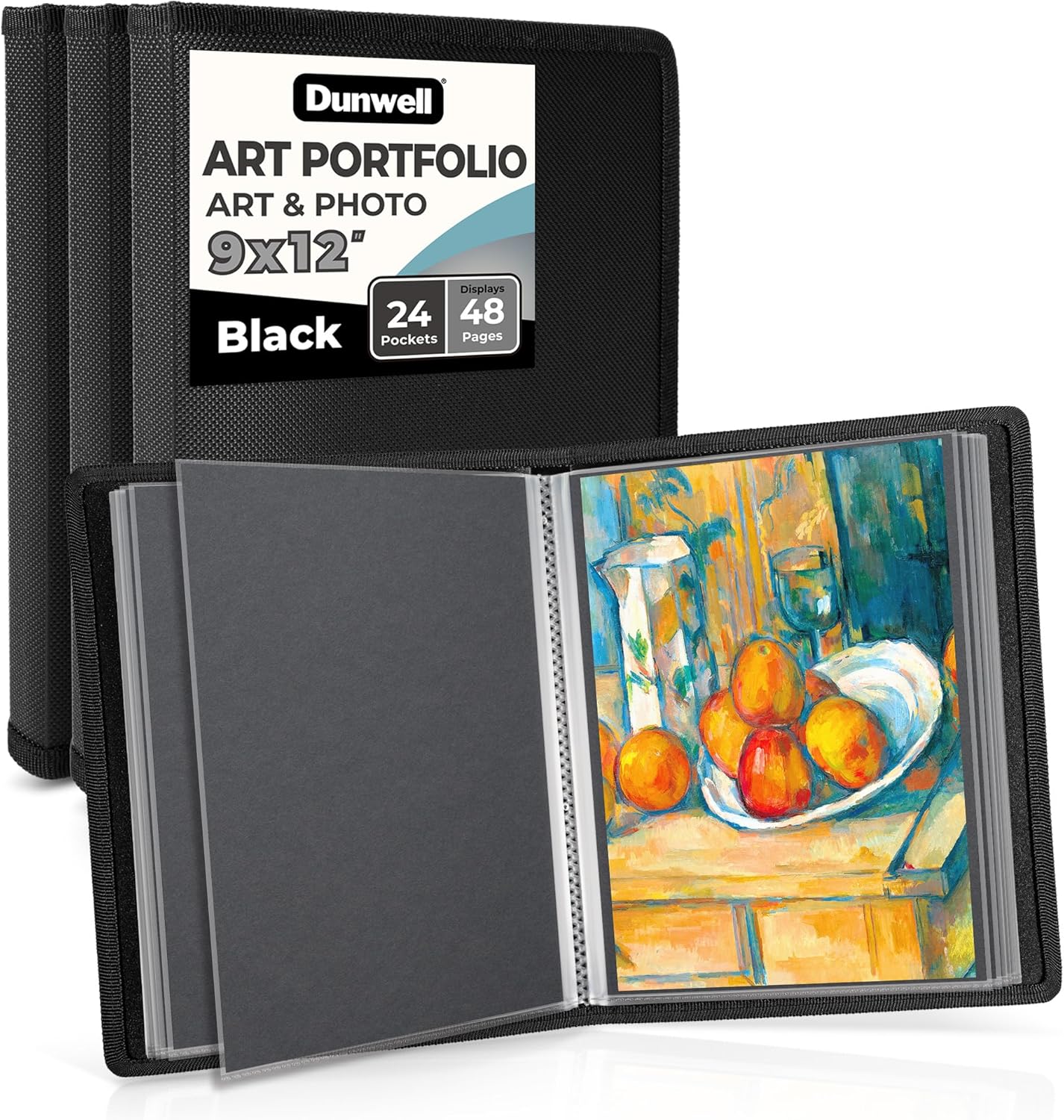 Dunwell 9x12 Art Portfolio Binder for Artwork Display and Storage