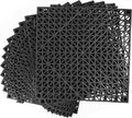 Modular Interlocking Cushion 24 Pack 11.8in x 11.8in Rubber Floor