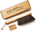 Dustpan Bench Woodworking Brush 13in Horsehair - Handcrafted USA