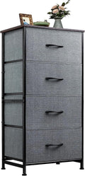 WLIVE Dresser with 4 Drawers Storage Tower - Compact Vertical