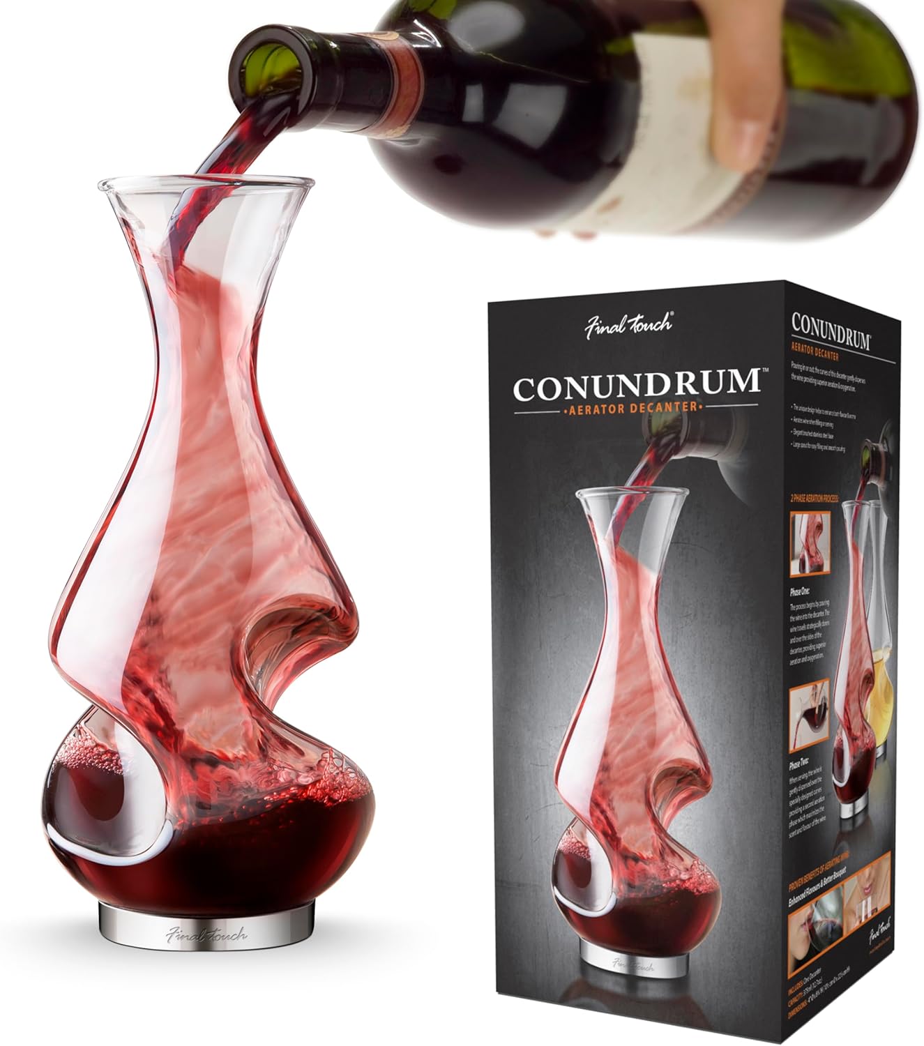 Conundrum Wine Decanter Aerator - Elevate Your Wine Experience