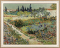Framed Canvas Wall Art Garden of Arles (16in x 20in) - Vintage