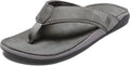 OLUKAI Tuahine Men's Waterproof Leather Sandals - Comfort & Grip Shoes