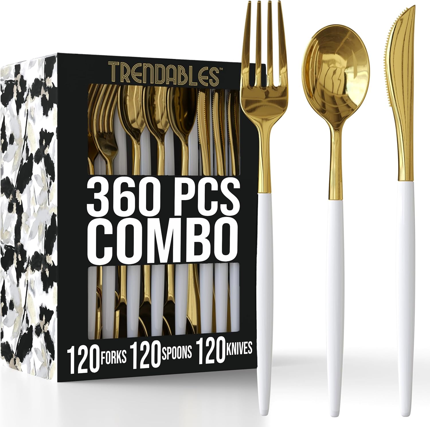 Trendables 360 Pack Disposable Silverware Set for Any Occasion