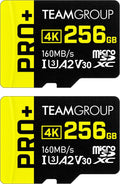 TEAMGROUP A2 Pro Plus 256GB x2 Micro SDXC Card Pack - Fast Transfer