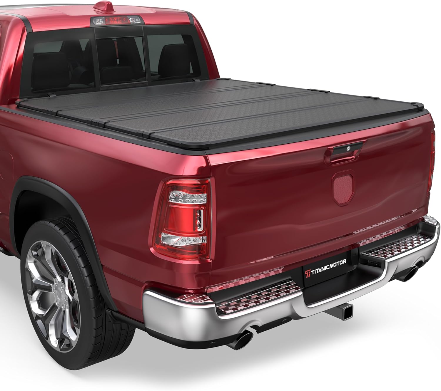 Hard Quad Hinged Aluminum Truck Bed Tonneau Cover for Dodge Ram
