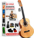 Pyle Left-Handed 34 Size Acoustic Guitar Kit for Beginners