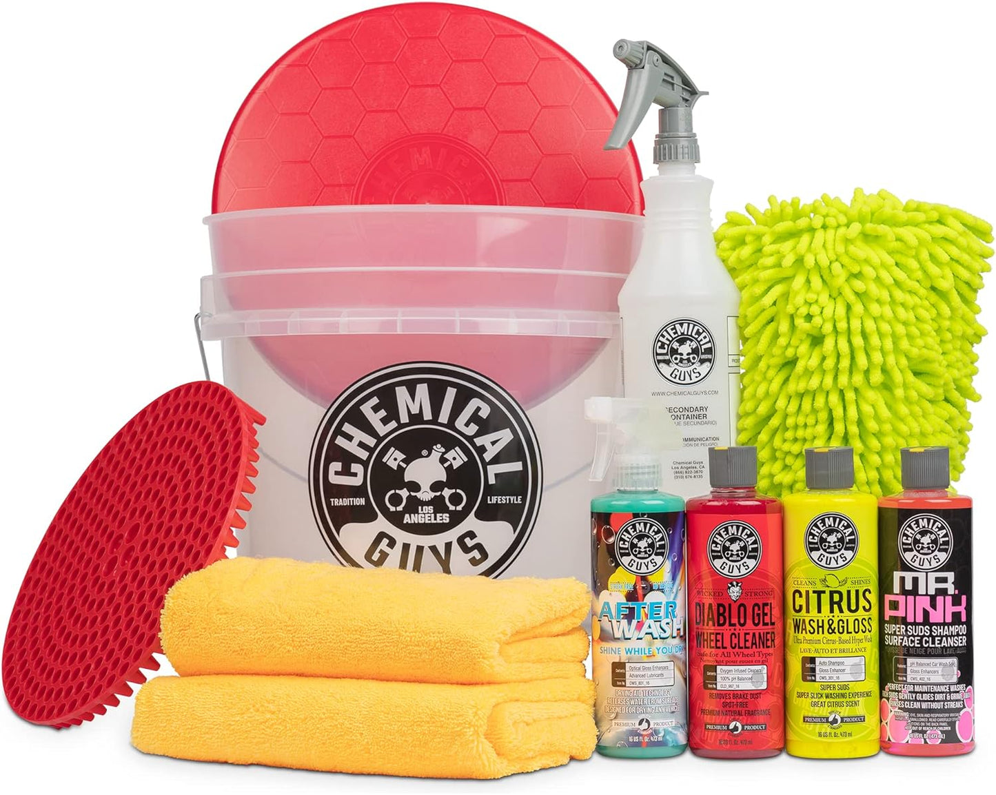 Chemical Guys Car Wash Kit - Ultimate Clean & Shine (11 Items)