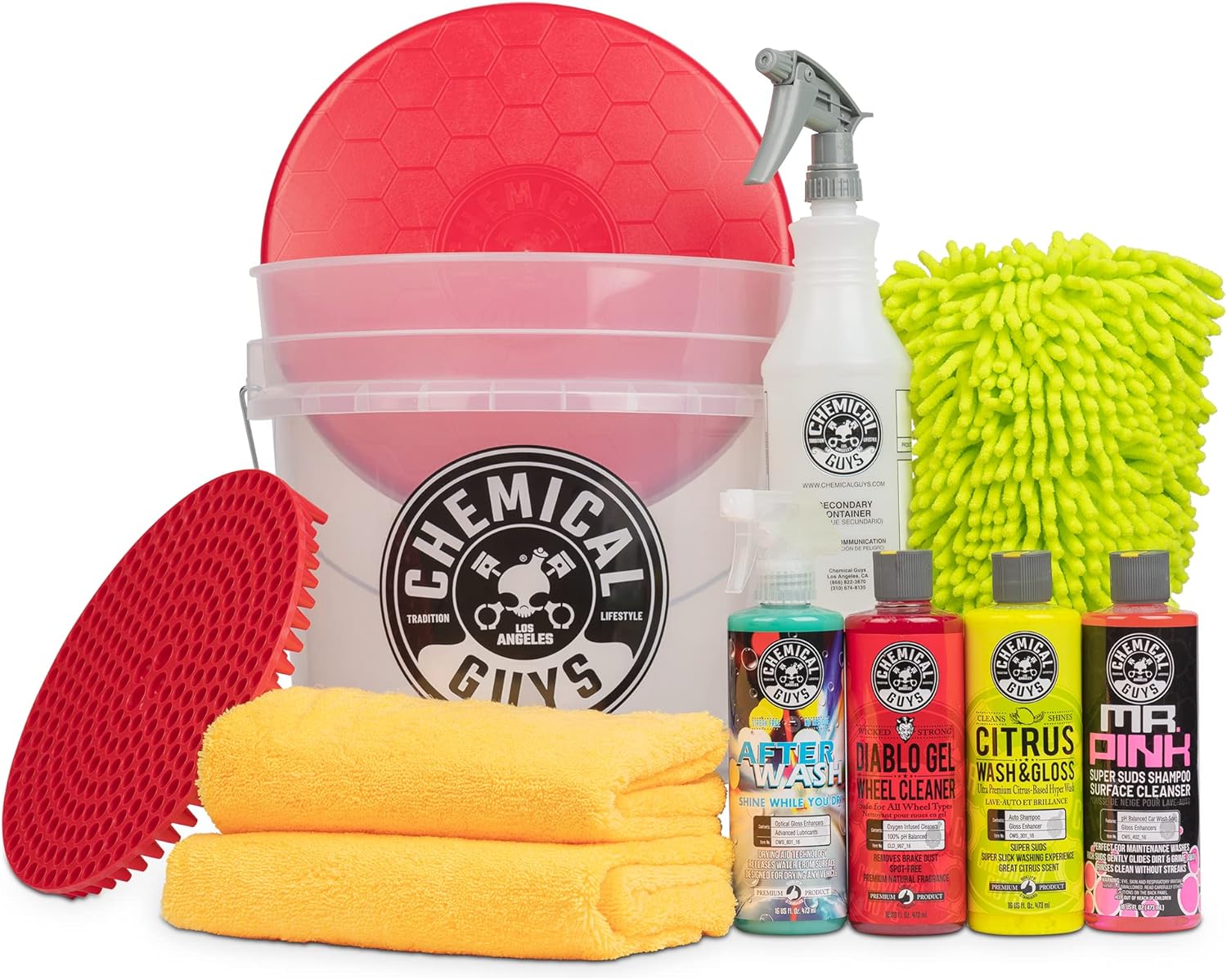 Chemical Guys Car Wash Kit - Ultimate Clean & Shine (11 Items)