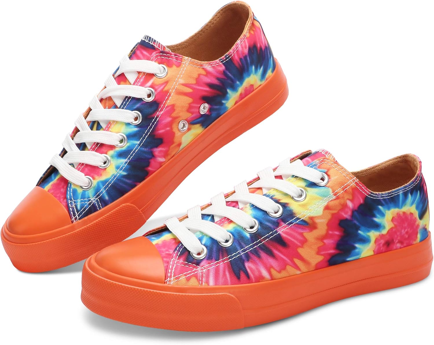 Obtaom Unisex Canvas Shoes Low Top Fashion Sneakers for Comfort