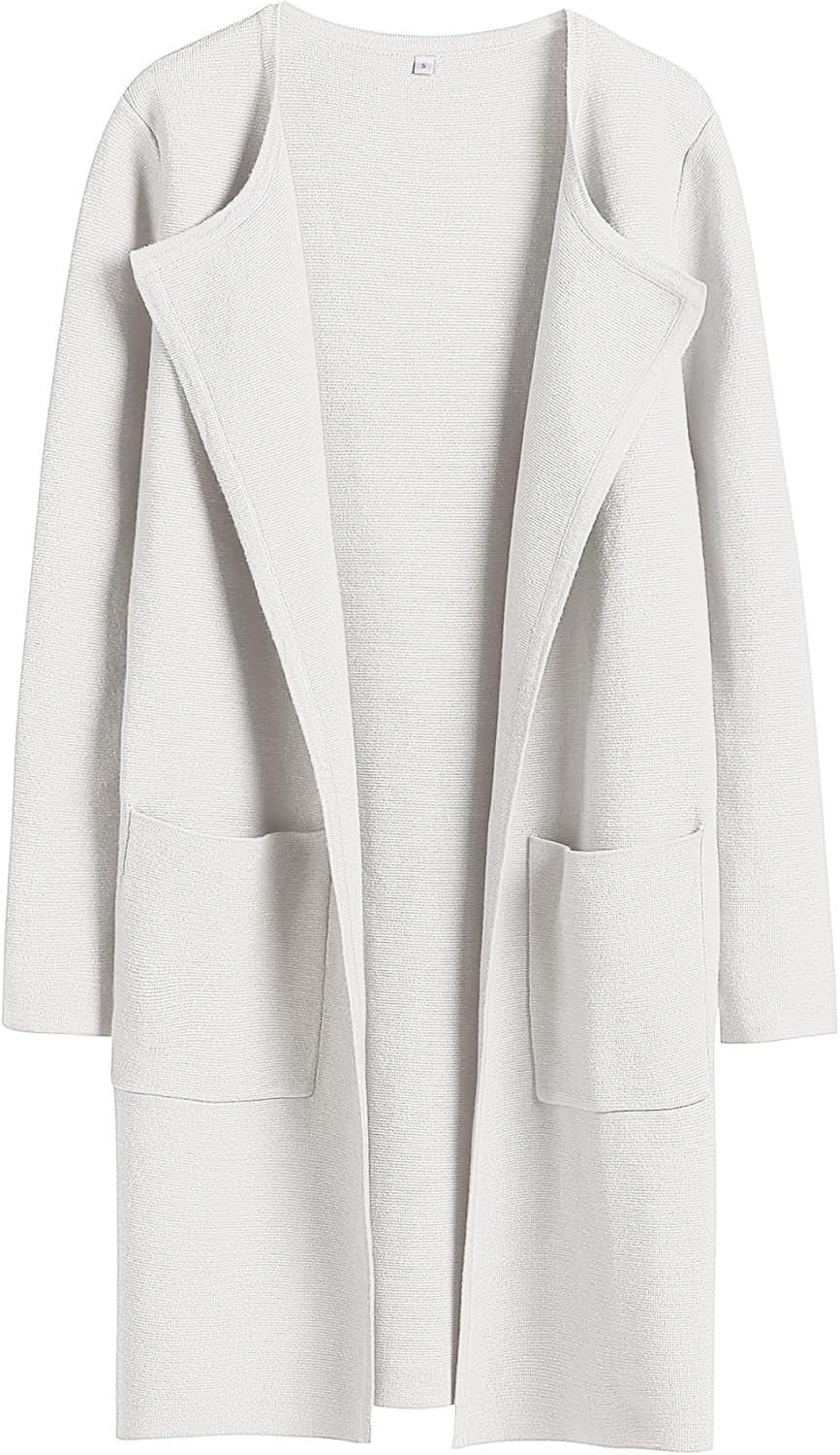 Open Front Knit Lightweight Cardigan for Cozy Fall Days