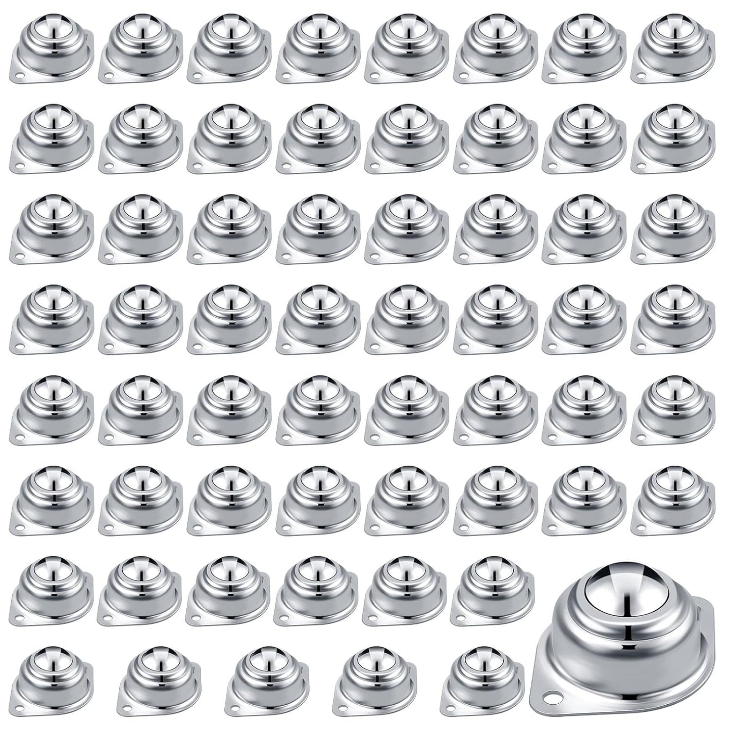 60Pcs Roller Ball Transfer Bearing for Smooth Movement Needs