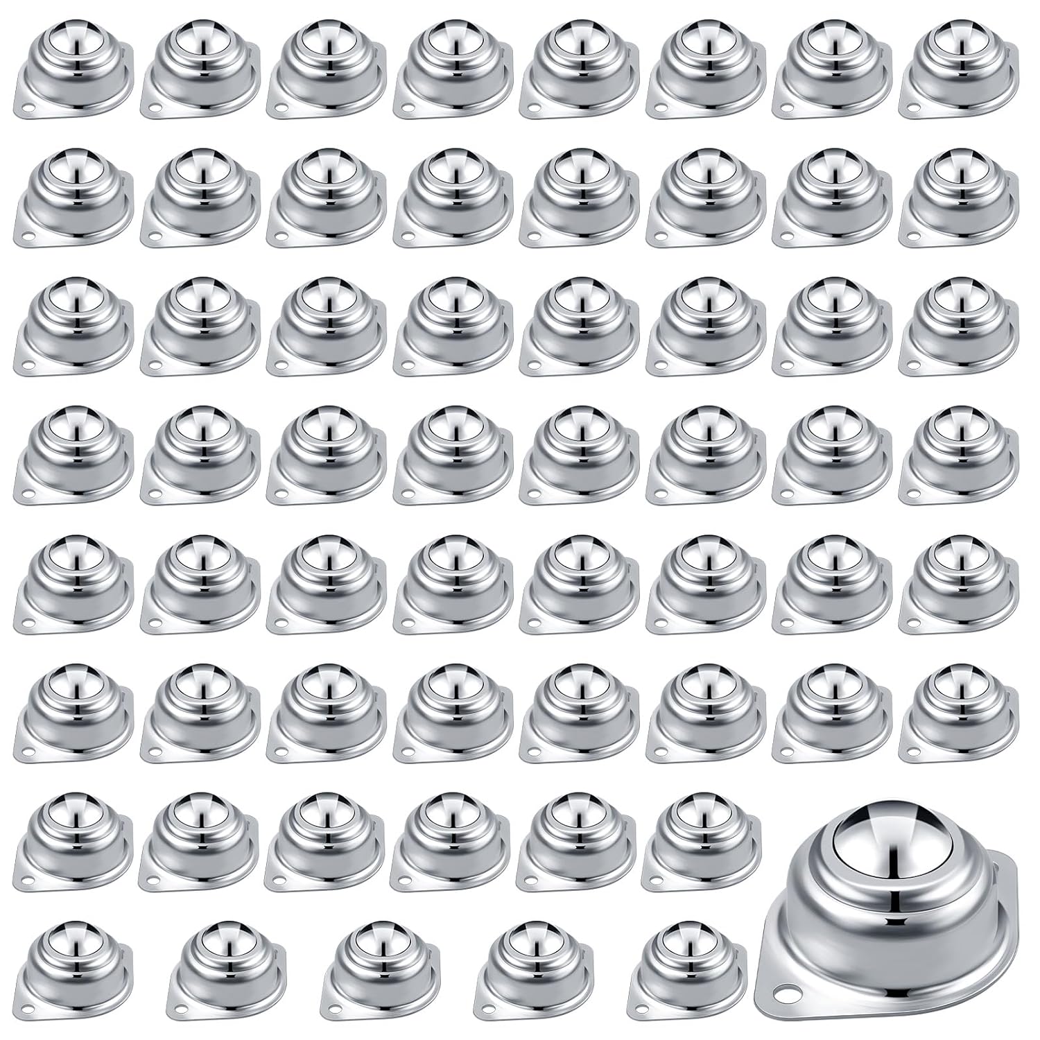 60Pcs Roller Ball Transfer Bearing for Smooth Movement Needs