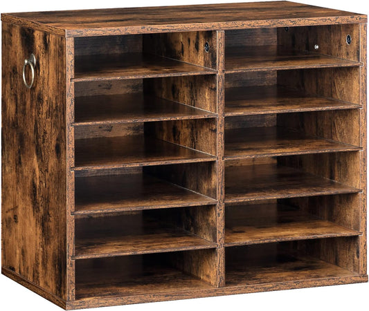 HOOBRO Literature Organizers with 12 Compartments for Office