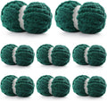 Chunky Yarn for Hand Knitting - 8 Pack Super Bulky Chenille Yarn (Dark