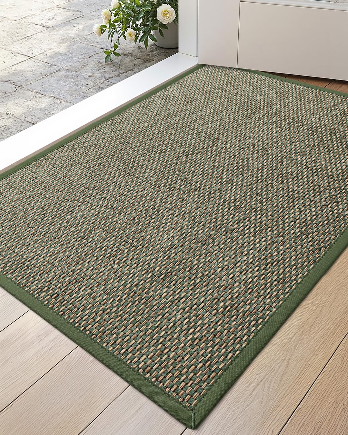 DEXI Entryway Door Mat 24x36 Non Slip Rubber Backing Easy Clean
