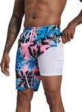 difficort Mens Swim Trunks with Compression Liner - Quick (Style YTHQ)