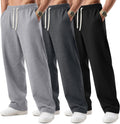 Big and Tall Men's Sweatpants 3-Pack - Comfortable Athletic Fit Shoes