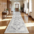 Hallway 3x20 Runner Rug - Non-Slip Low-Pile Vintage Runner