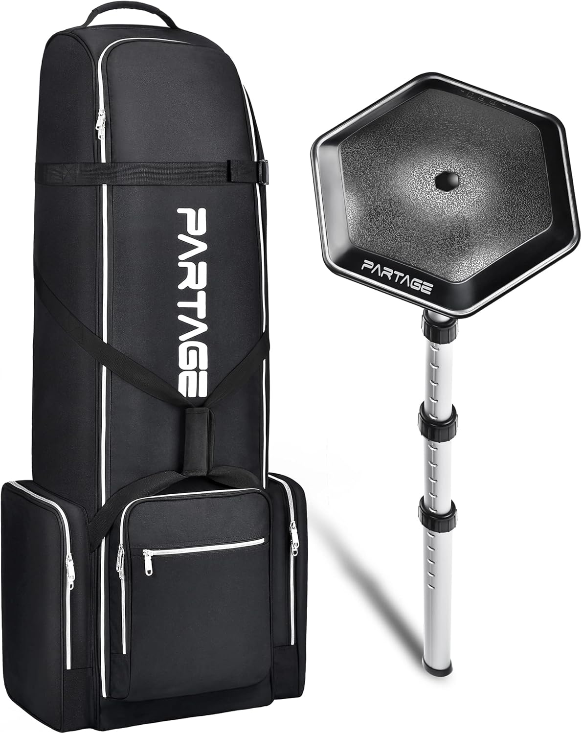 Partage Golf Travel Bag with Wheels for Easy Airline Travel