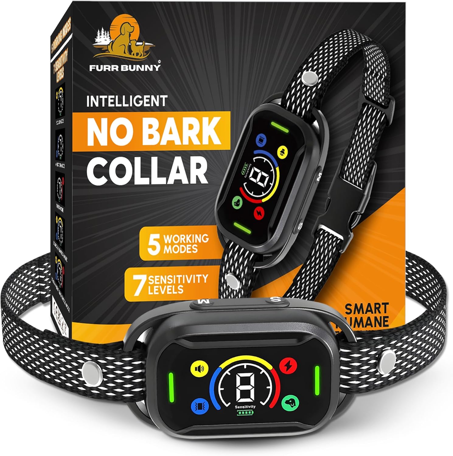 2025 Upgraded Intelligent Dog Bark Collar for Effective Training