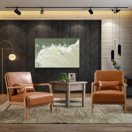Mid-Century Modern Accent Chair Set of 2 for Stylish Living