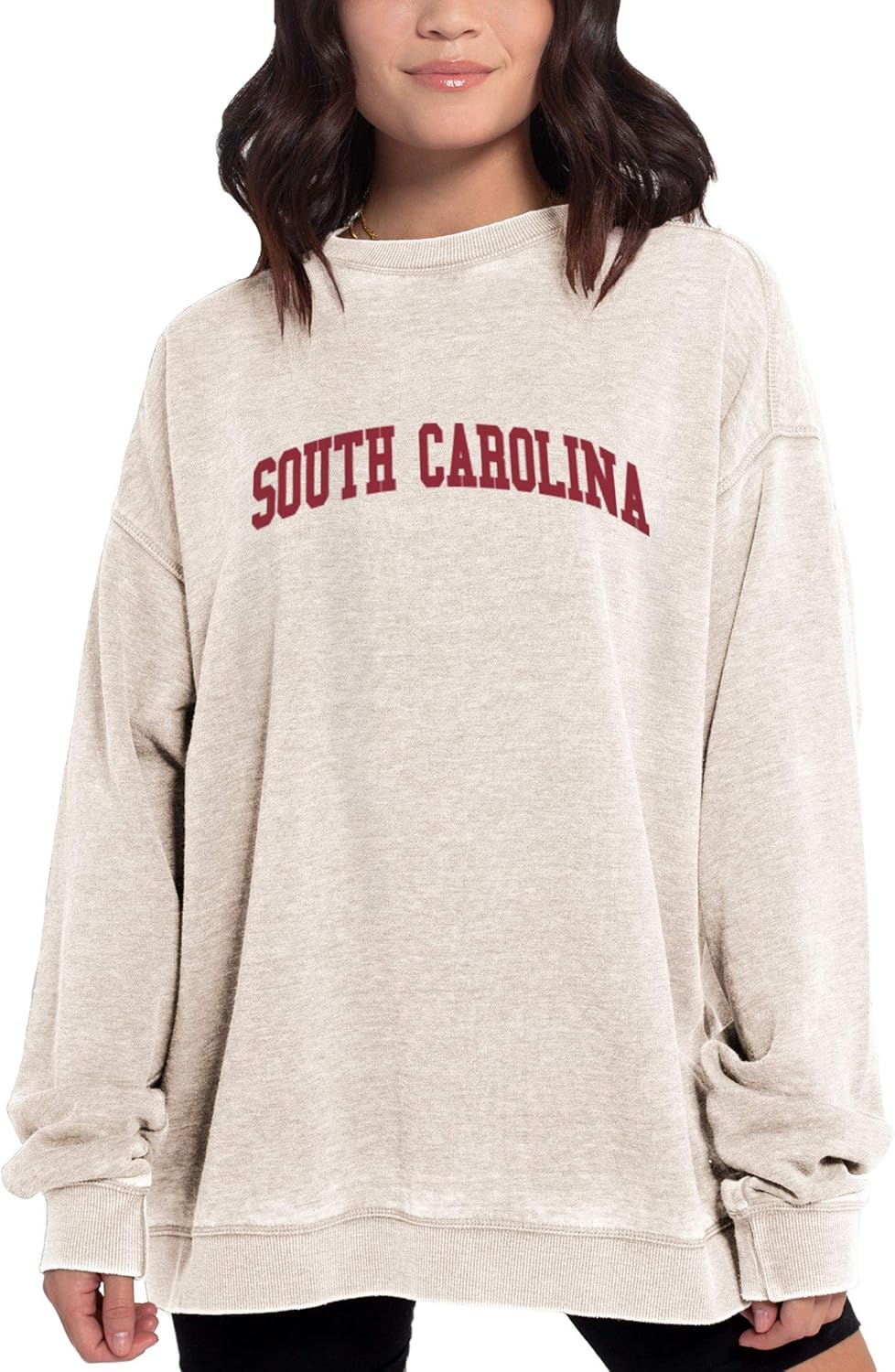 Chicka-D NCAA Womens Burnout Fleece Pullover for Gamers