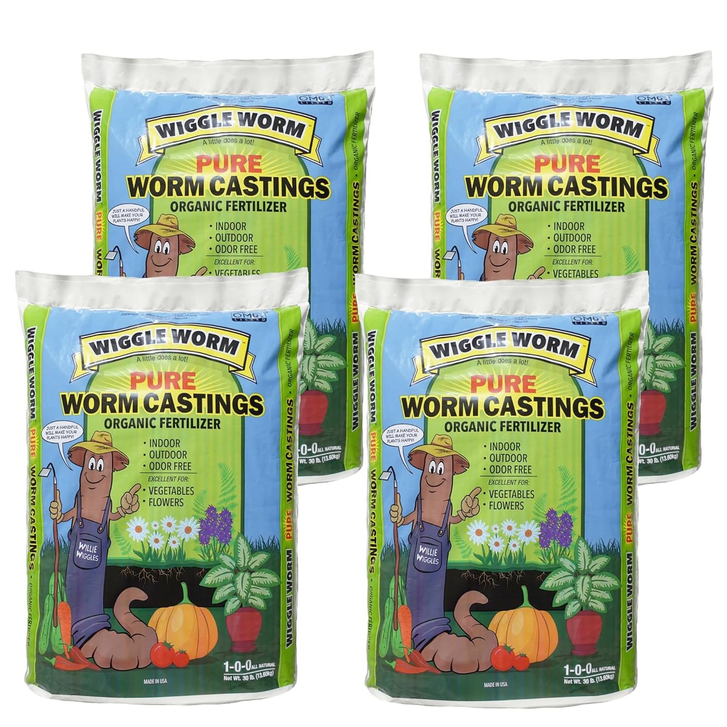 100% Pure Organic Worm Castings Fertilizer for Healthy Plants