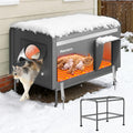 Heated Outdoor Cat House XL - Insulated Weatherproof Shelter
