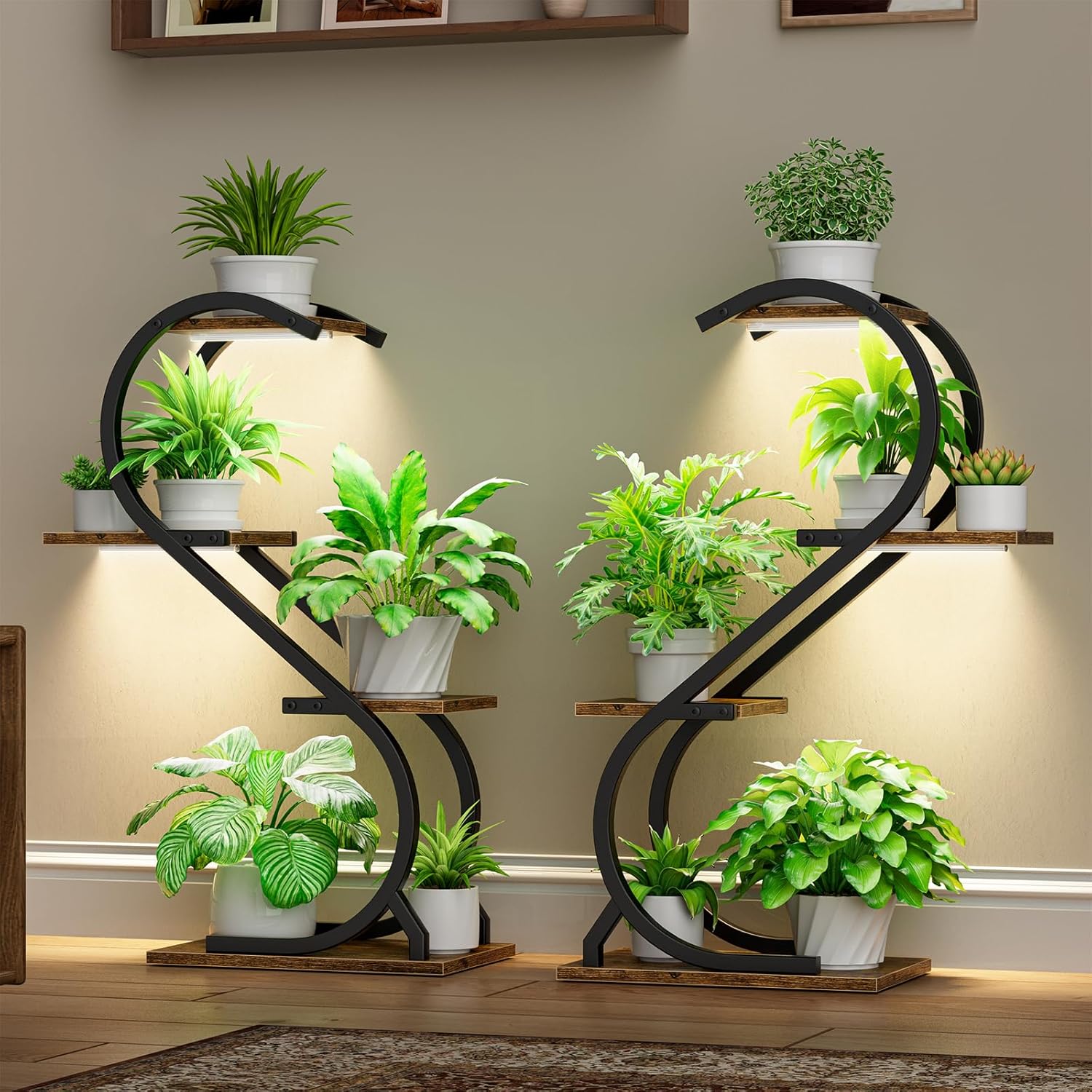 LATIBELL Plant Stand Indoor with Grow Light for Home Decor
