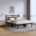 14 Inch Metal Bed Frame Queen Size with Headboard - Heavy Duty Noise