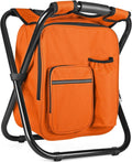 Kikerike Backpack Stool Cooler Chair - Portable Folding Seat
